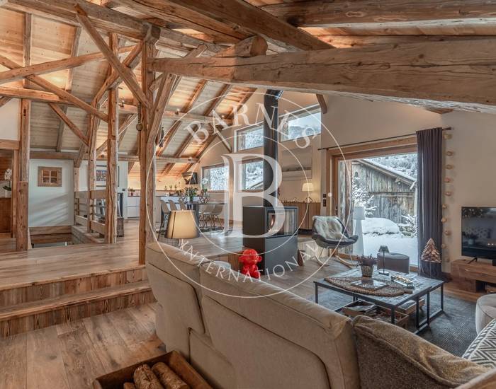 BARNES SAINT-GERVAIS - LA GRUVAZ - FERME SAVOYARDE RÉNOVÉE - 6 PIÈCES