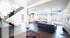 Modern house lake view