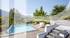 Contemporary house lake view