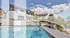 Contemporary house lake view