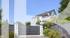 Contemporary house lake view
