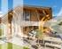Combloux-chalet avec vue panoramique