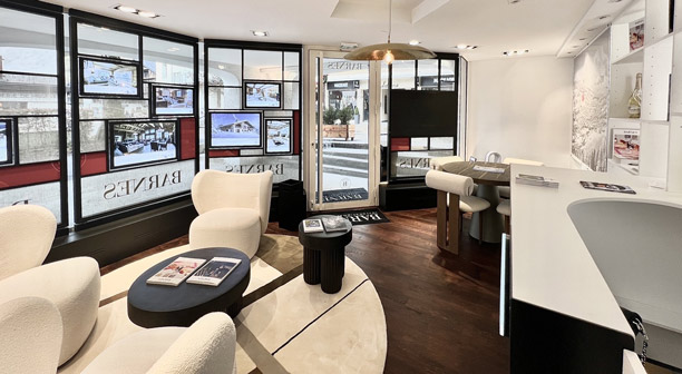 Nouveau concept agence immobilière BARNES Megève Nouveau concept agence immobilière BARNES Megève