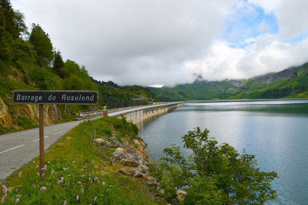 Barrage de Roselend en Savoie