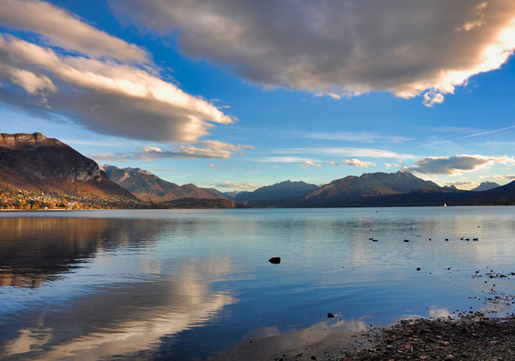 vue du lac d'Annecy