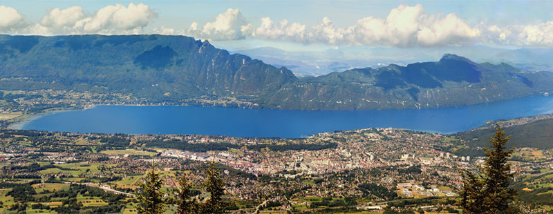 Aix-les-Bains et Vue sur Lac du Bourget