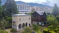 Chalet Charcot et son annexe italienne devant l’ancien palace Royal à Aix-les-Bains