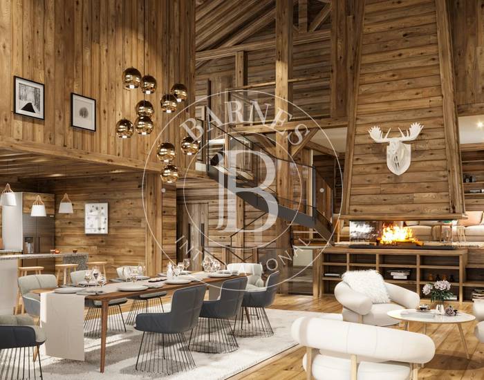 BARNES ARAVIS - LE GRAND BORNAND - MAGNIFIQUE CHALET NEUF